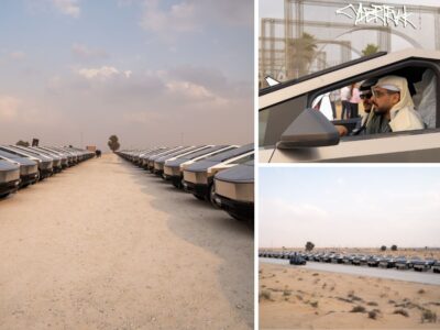 UAE launch Tesla cybertruck Dubai