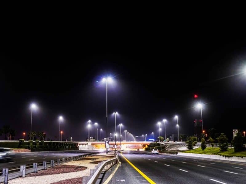 Dubai street lighting RTA