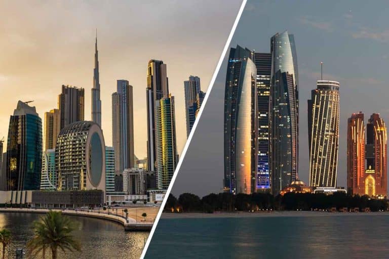 UAE real estate sectors in Dubai and Abu Dhabi