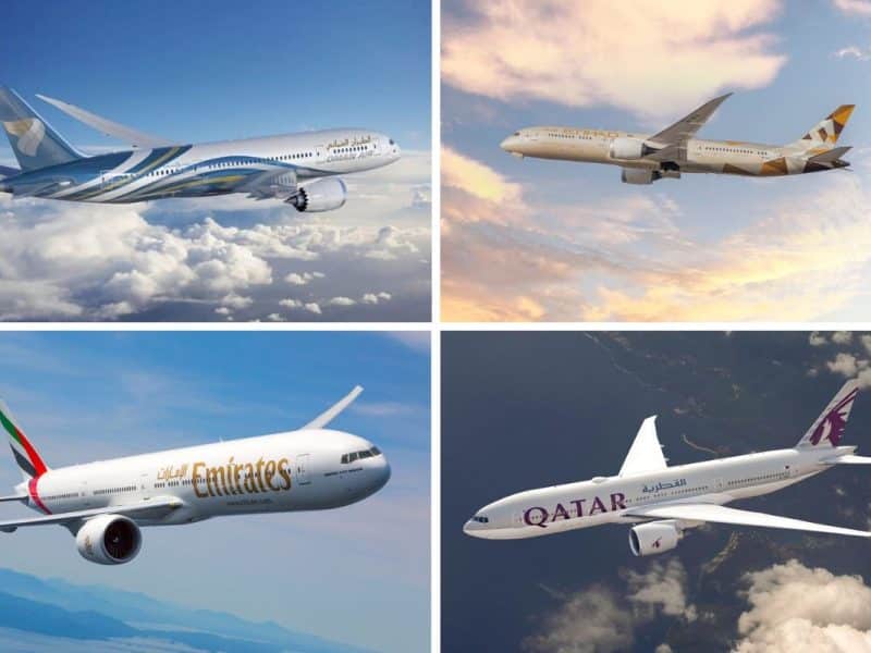 Middle East Aviation airlines