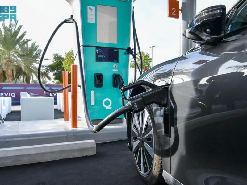 eviq saudi Riyadh electric vehicle charging