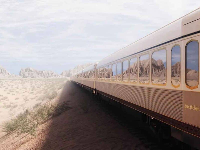Saudi Arabia's luxury train service Desert Dream