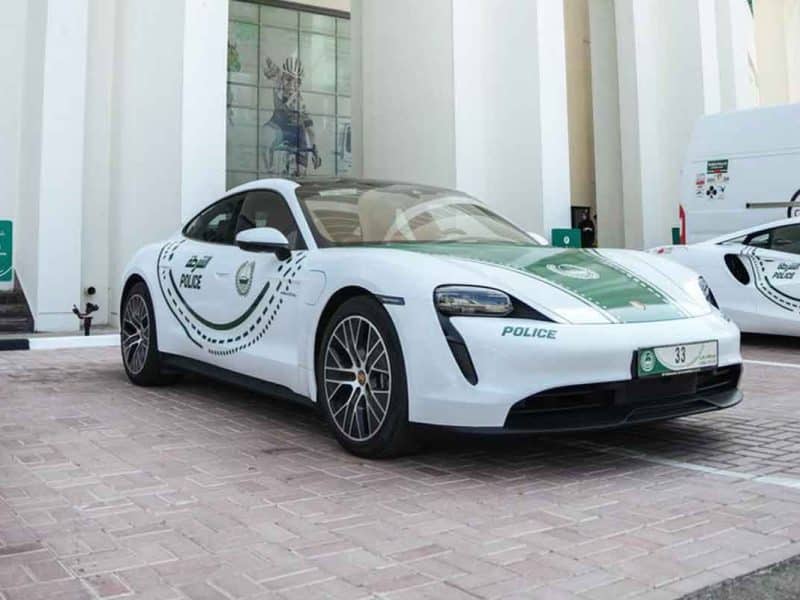 Dubai Police Porsche Taycan
