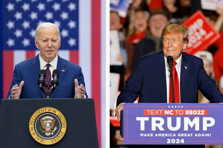 Joe Biden and Donald Trump