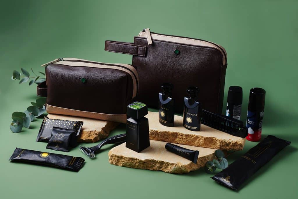 Emirates men's first class amenity kit