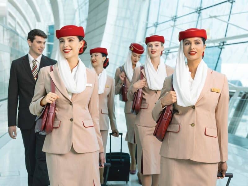 Emirates cabin crew Dubai UAE