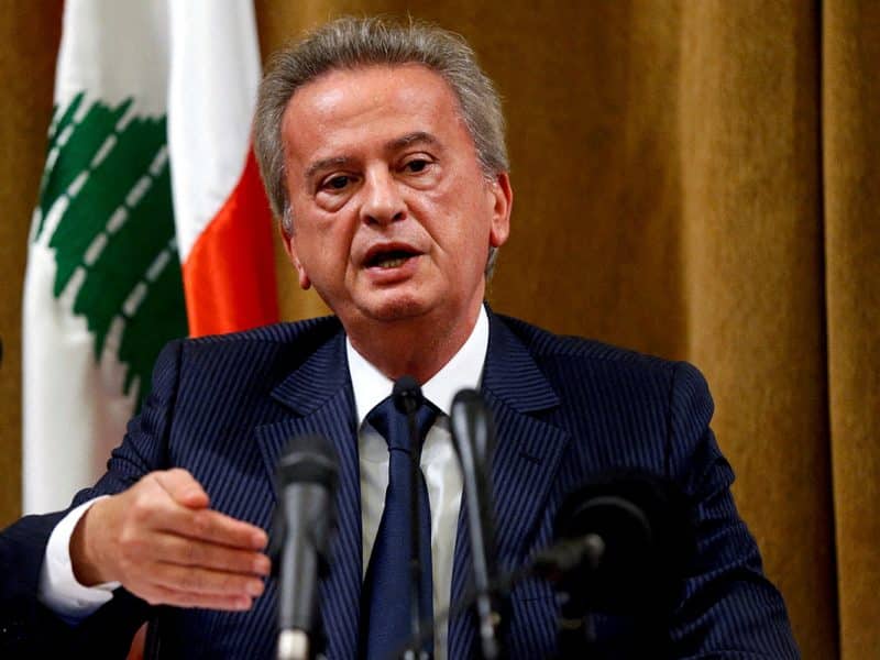 ex-Lebanon central bank chief Riad Salameh