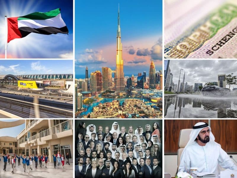 UAE Dubai rain weather flood real estate visa