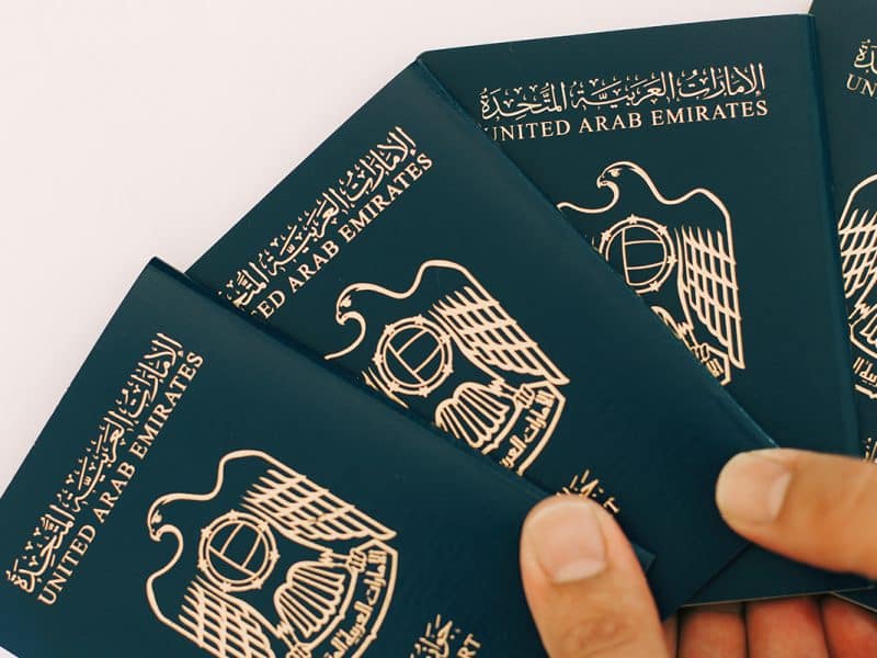 UAE powerful passport index