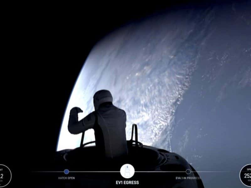 Billionaire entrepreneur Jared Isaacman and SpaceX employee Sarah Gillis have completed first private spacewalk