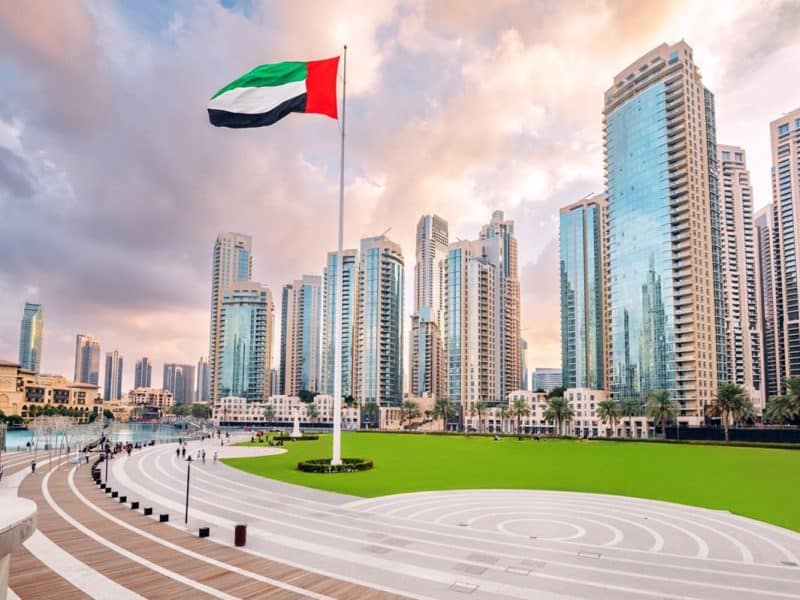 UAE flag economy