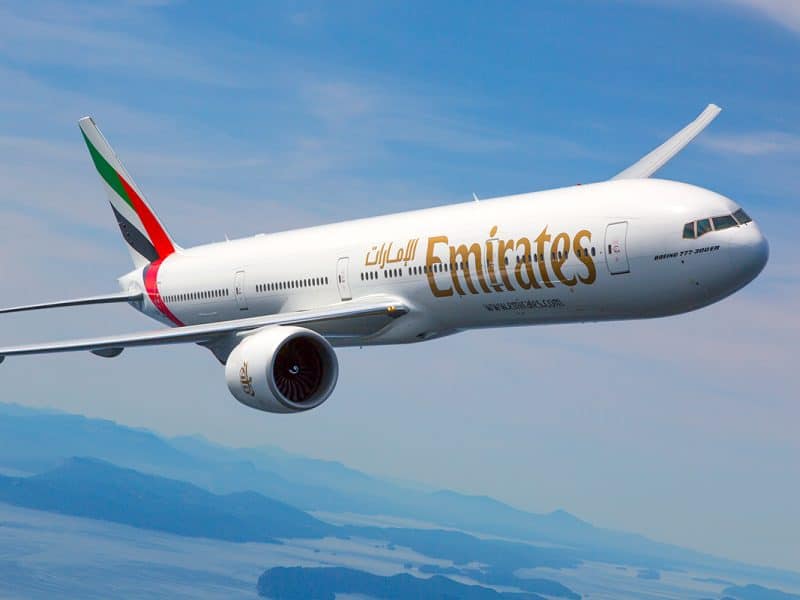Emirates Boeing 777 300-ER Dubai