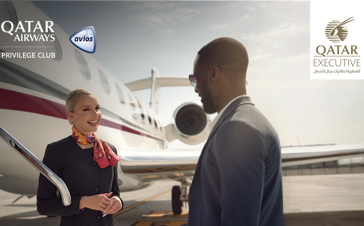 qatar airways executive private jet loyalty