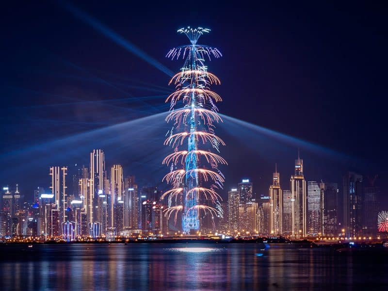 Emaar Burj Khalifa New Year 2025 Firework