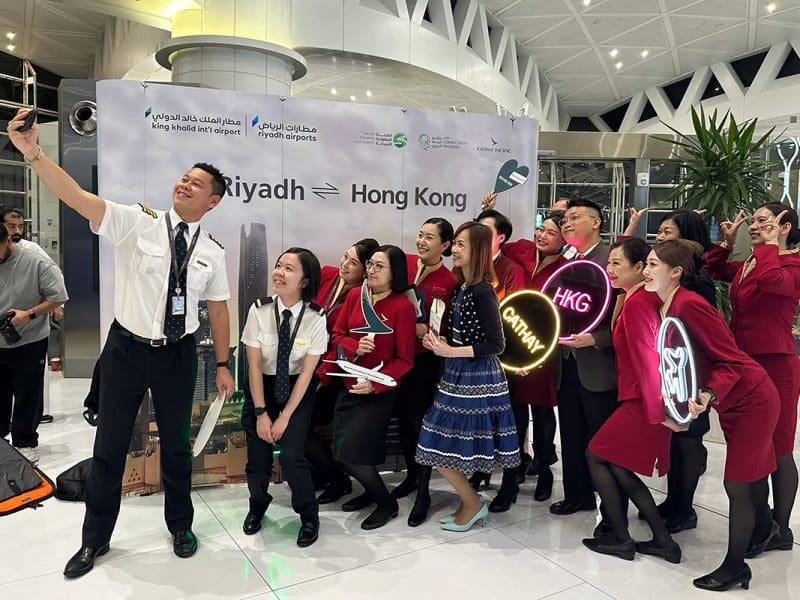 Cathay Pacific Inaugurates Direct Passenger Route from Hong Kong to Riyadh