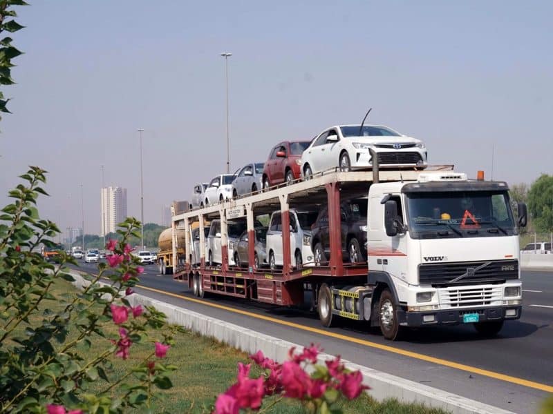 Dubai Sharjah Emirates Road truck ban