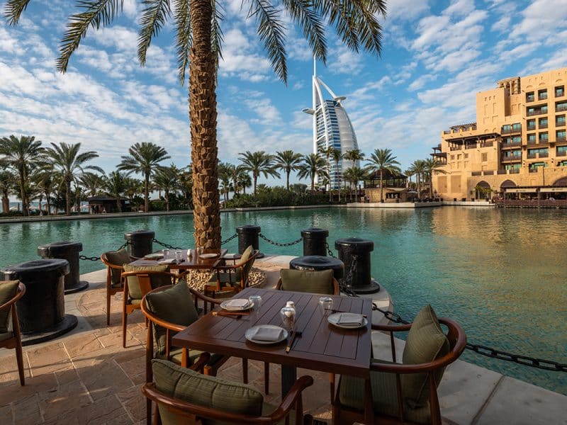 Restaurant on Burj Al Arab in Dubai