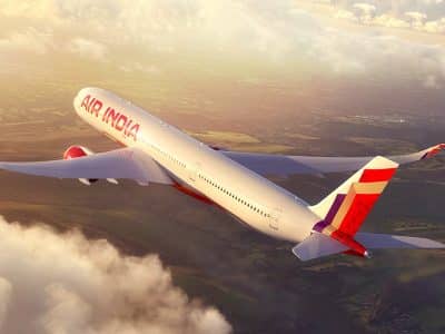 Air India in-flight Wi-Fi connections