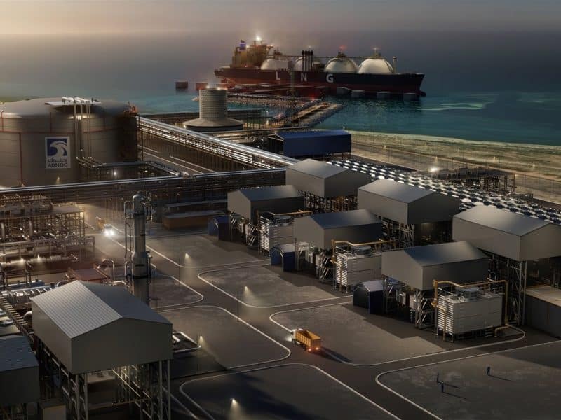 net zero LNG facility