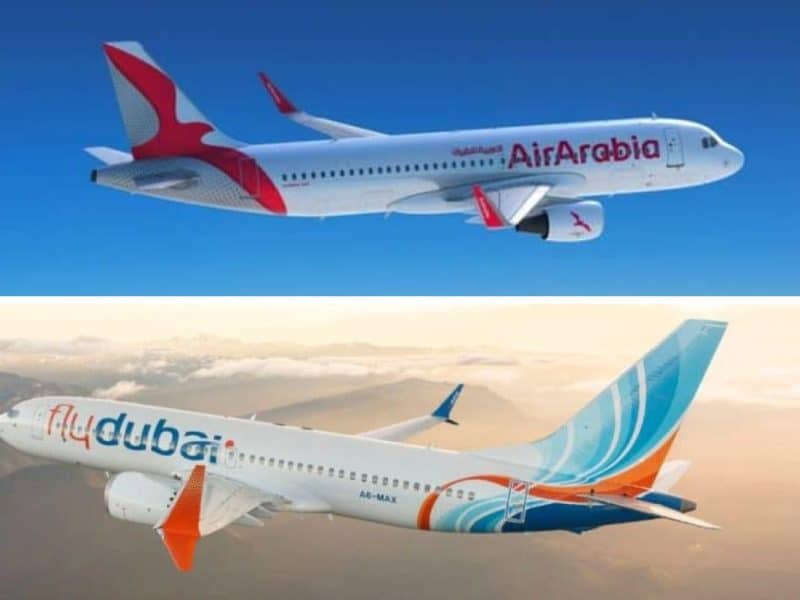 Safest low-cost airlines flydubai air arabia