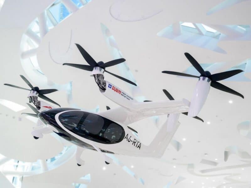 Dubai Museum of the Future Unveils Aerial Taxi Prototype Installation in Partnership with RTA