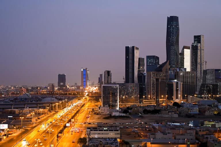 Riyadh City and King Abdullah Financial District