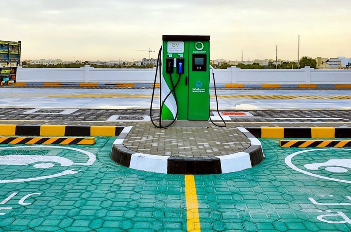 Parkin Dubai EV charging