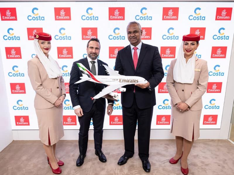 Emirates-Costa Cruises Partnership Renewed