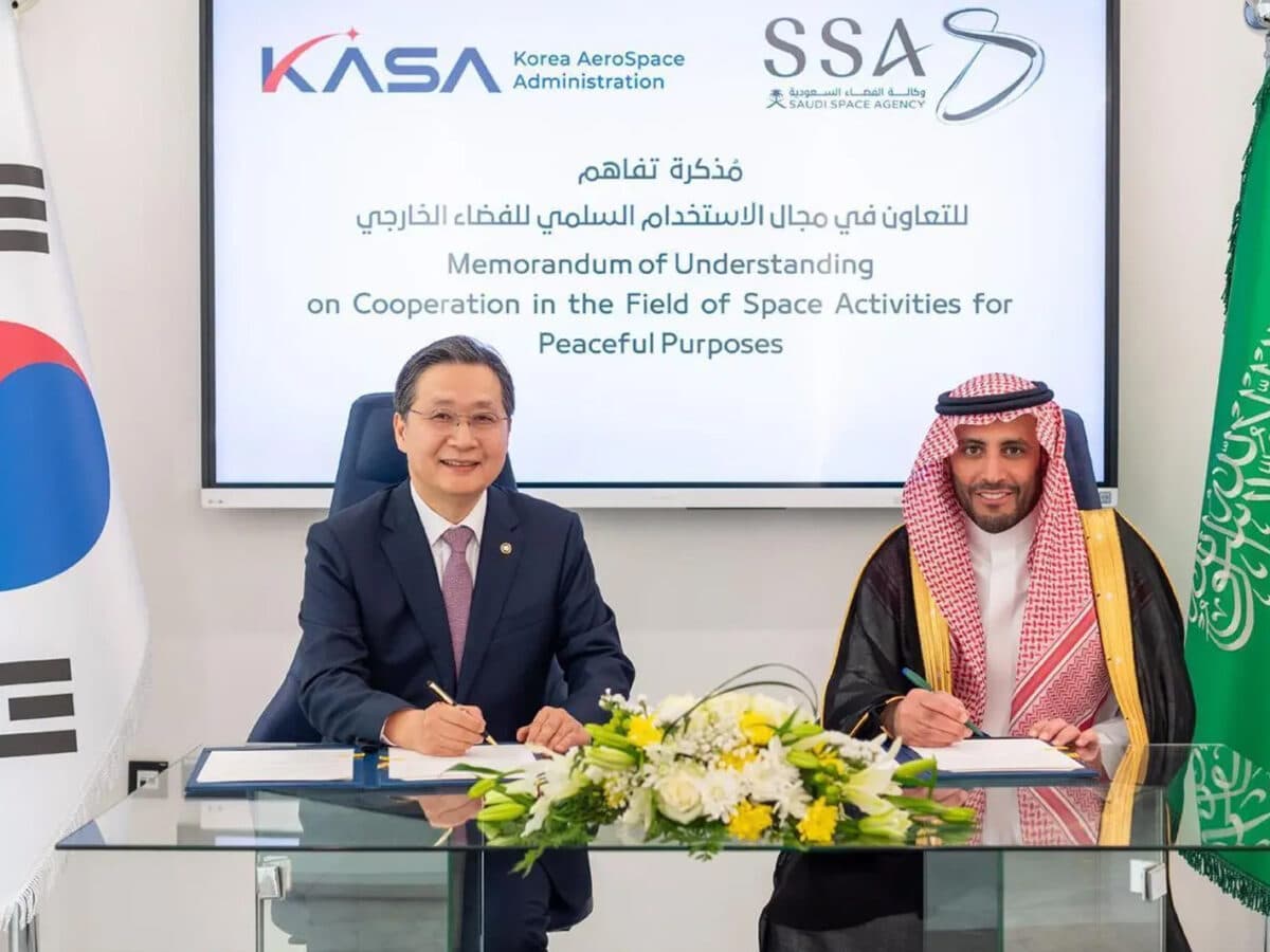 Saudi Space Agency and Korea Aerospace Administration sign MoU