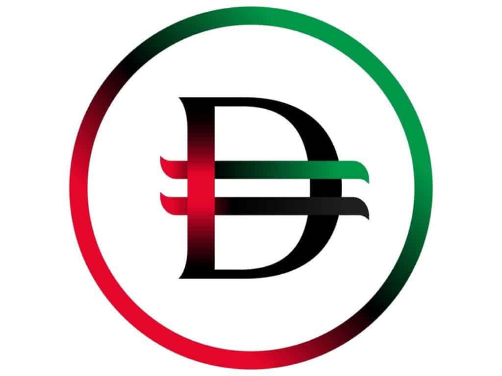 UAE digital dirham symbol